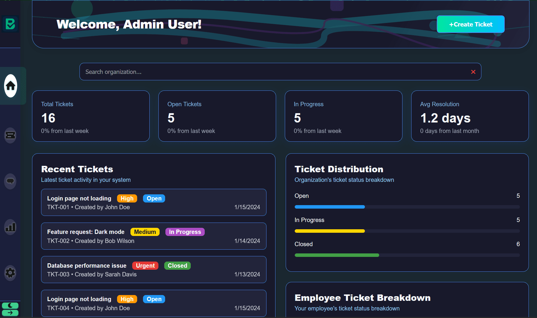 BookMark Dashboard